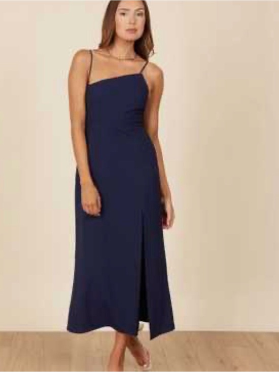 Park & Fifth Dresses & Skirts - NWT Park and Fifth Lincoln Navy Asymmetrical Slip Dress